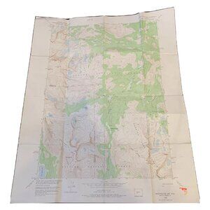 Dept. Of Interior Map - Sweetwater Gap Wyoming 22" x 27” Topo Vintage 1953 #2